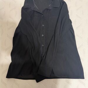Black Button-Up Shirt